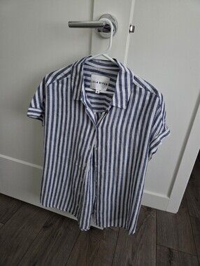 Lola Rose Stripe Button Up Blouse